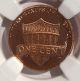 2010 - S Lincoln Union Shield Cent Ngc Pf 69 Rd Ultra Cameo Proof San Francisco Small Cents photo 2