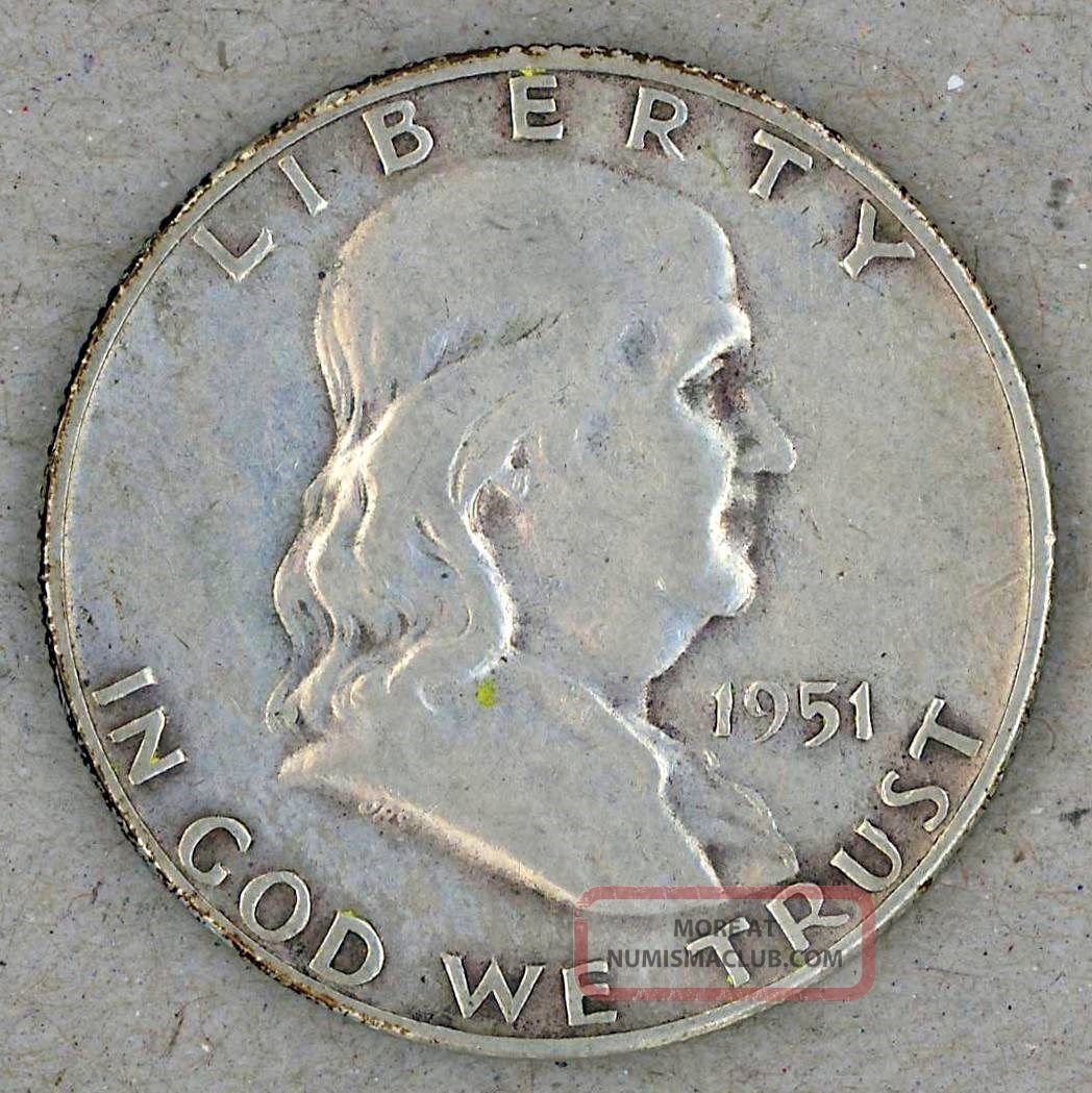 1951 Franklin 50 Cent