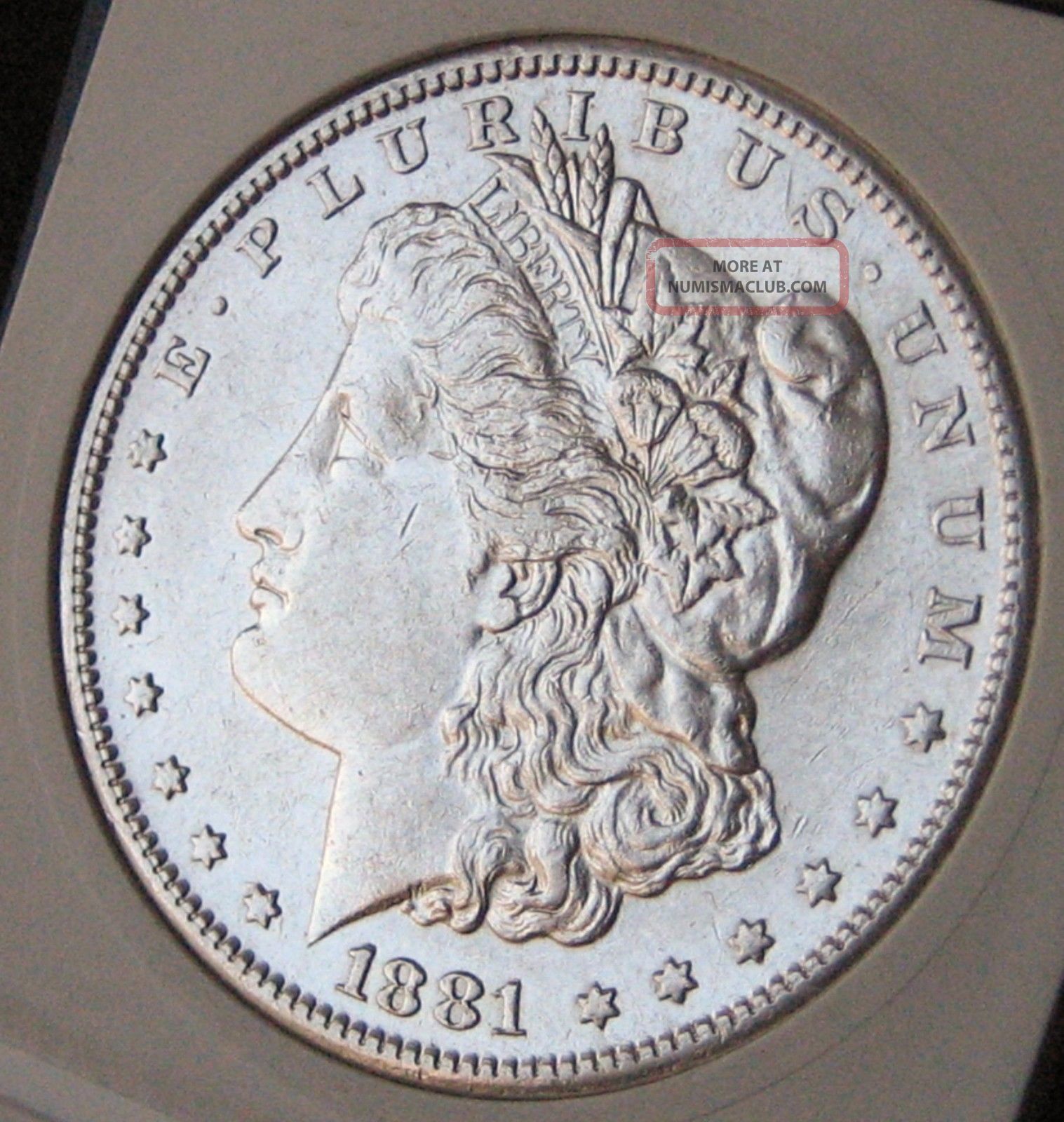 1881 - S Morgan Silver Dollar - Brilliant Uncirculated - Morgan Dollar