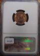 1955 - S U.  S.  Lincoln Cent Wheat Penny Ngc Graded Ms66 Red Red Gem Coin Small Cents photo 7