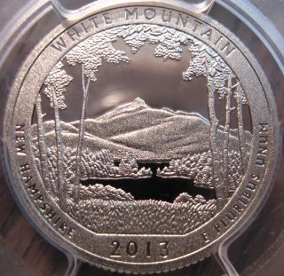 White Mountain Np Clad Poof 2013 - S Quarter Graded Pr69dcam By Pcgs Slabbed 354 photo