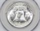 1960 D Franklin Silver Half Dollar Ms 64 Pcgs (3018) Half Dollars photo 3