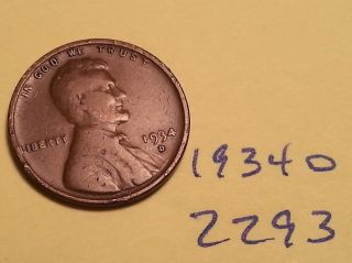 1934 D Cent Fine Detail Great Coin (2293) Wheat Penny Fine photo