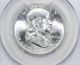1960 Franklin Silver Half Dollar Ms 64 Pcgs (3017) Half Dollars photo 2