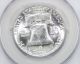 1960 Franklin Silver Half Dollar Ms 64 Pcgs (3017) Half Dollars photo 3