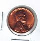 1957 D One Cent Toned Reverse Uncirculated L24 Small Cents photo 5