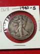 0618 1940 - S Walking Liberty Silver Half Dollar Coin Fairhouse Combine Ship Half Dollars photo 2