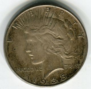 1935 $1 Peace Dollar Bu Or Just About photo