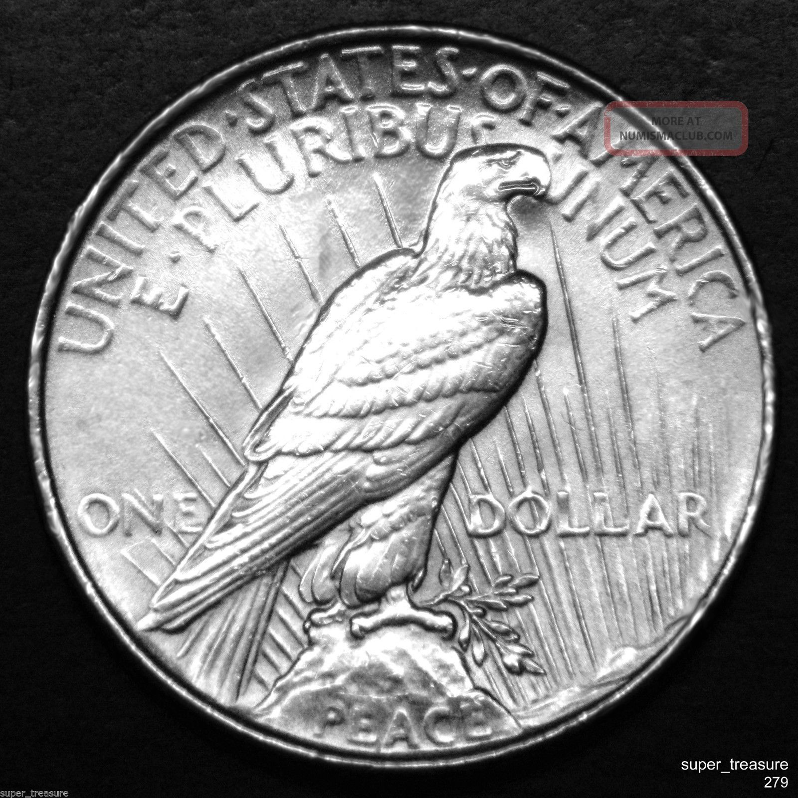  1922 Peace Silver Dollar In 90 Silver 