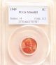 1949 - Lincoln Cent Pcgs Ms66rd - List $275 Cert 3787 Small Cents photo 2
