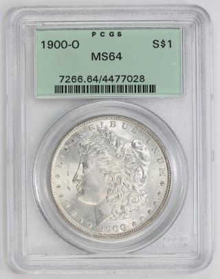 1900 O Morgan Silver Dollar Ms 64 Pcgs (7028) photo