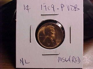 1909 P Vdb Lincoln Head Penny Cent Coin Bu ++++ Buy It Now Offer photo