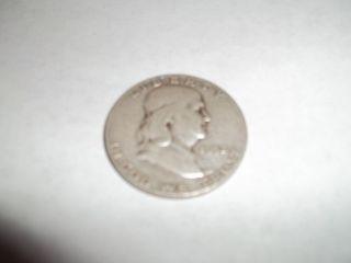 1952 Ben Franklin Half Dollar 90% Silver photo