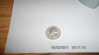 1945 - S Silver Quarter 90% 6.  25gr X F Coin photo