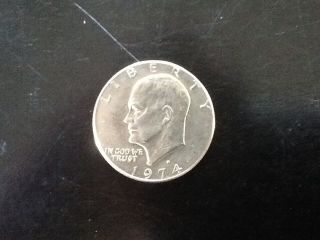1974 D Eisenhower Dollar Coin photo