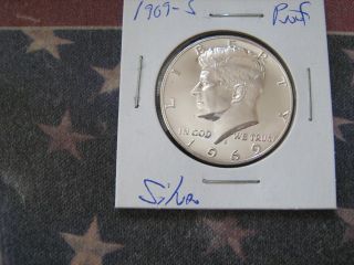 1969 - S Proof Silver Kennedy Half Dollar Great Coin 610 photo