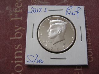 2007 - S Proof Silver Kennedy Half Dollar Coin 610 photo