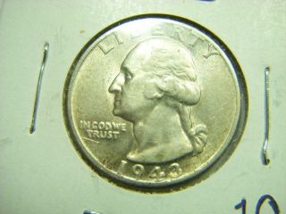 1943 - S Washington Quarter - Au - Collector Coin photo