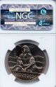 2010 Series Jane Pierce 1st Spouse Bronze Medal Ngc Brillant Uncirculated Dollars photo 1