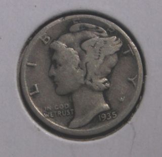 1935 Mercury Silver Dime photo