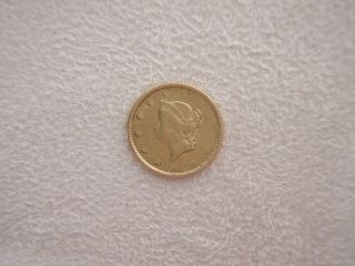 1851 U.  S.  One Dollar $1 Gold Piece photo