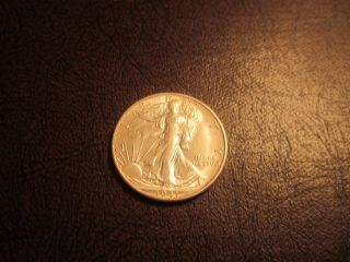 1941 - D Walking Liberty Silver Half Dollar. .  Coin In Photo photo