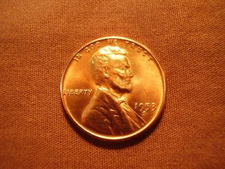 1953 S Wheat Penny,  One Great Album Coin A113 photo