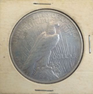 Us Peace Silver Dollar From 1922 photo