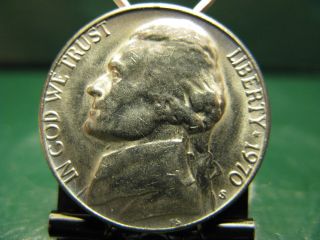 1970 - S Bu Uncirculated Jefferson Nickel photo