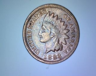 1883 1c Bn Indian Cent Example photo