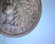 1883 1c Bn Indian Cent Example Small Cents photo 2