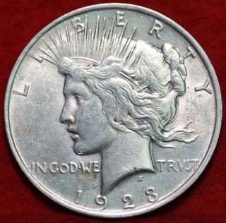 1923 Silver Peace Dollar photo