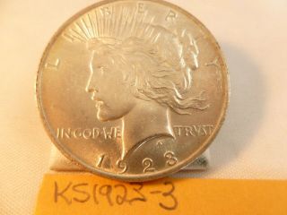 1923 United States $1 Peace 90% Silver One Dollar Coin Philadelphia Nr photo