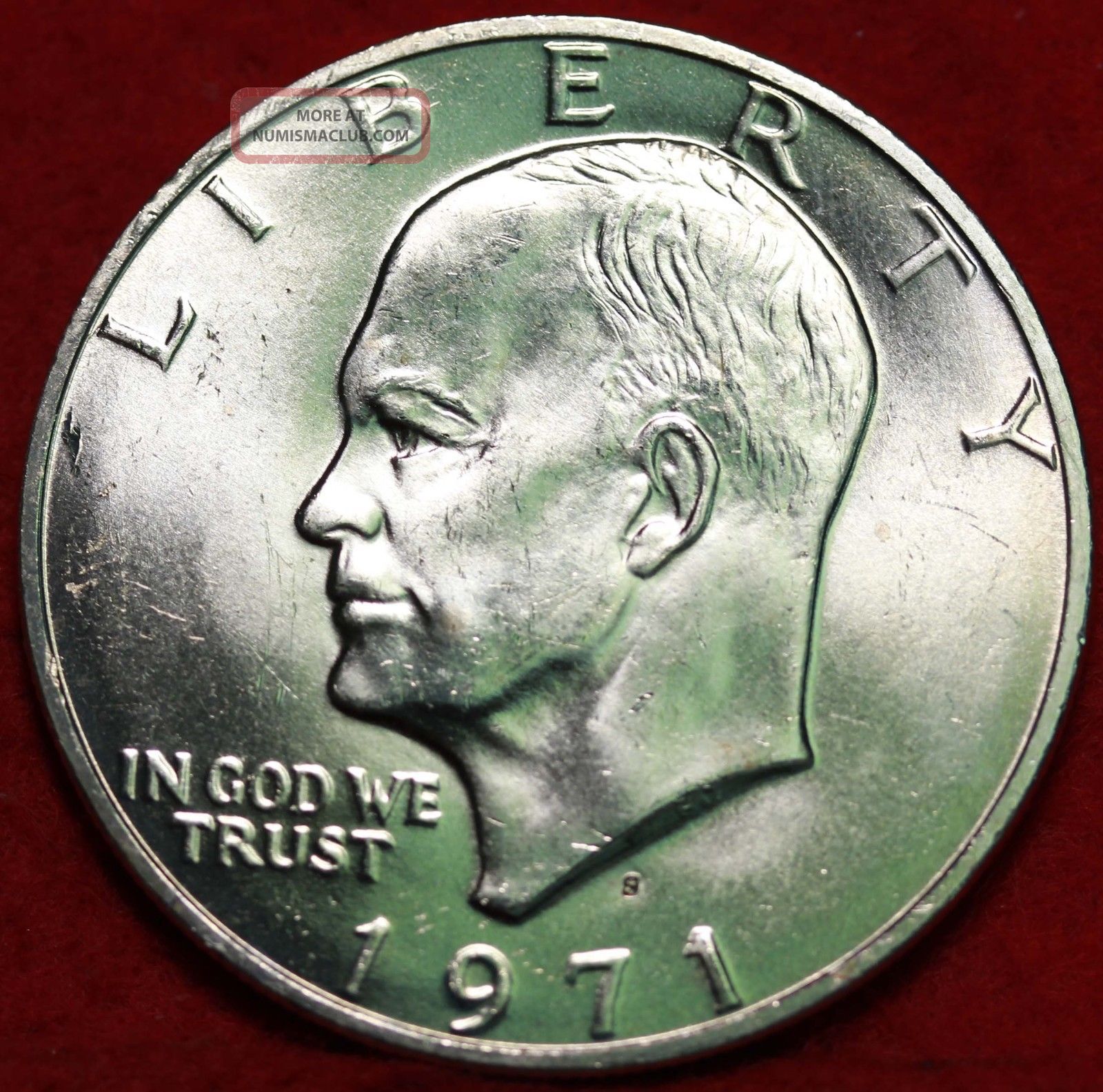Uncirculated 1971 S Eisenhower 40 Silver Dollar