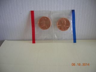 1988 - P&d Lincoln Memorial Small Cents (uncirculated) photo