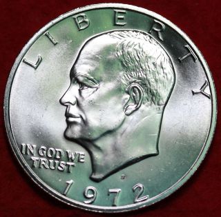 Uncirculated 1972 - S Eisenhower 40% Silver Dollar photo