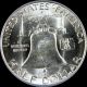 1951 - S Franklin 50c Silver Half Dollar Pcgs Ms64 24 - Hour Half Dollars photo 3