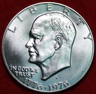 Uncirculated 1976 - S Eisenhower 40% Silver Dollar photo