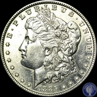 1885 P About Uncirculated++ Silver Morgan Dollar 212 photo