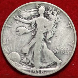 1938 - D Silver Walking Liberty Half photo