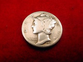 1931 Mercury Dime Great Coin 4 photo