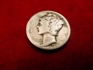 1931 Mercury Dime Great Coin 5 photo