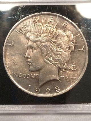 1923 Silver Peace Dollar photo