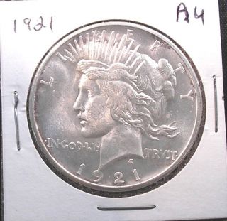 1921 Peace Dollar Silver photo