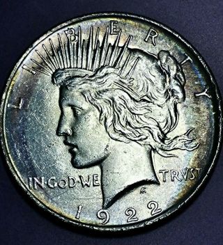 1922 $1 Peace Dollar photo