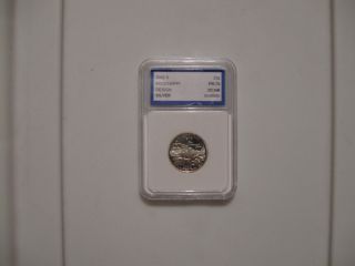 2002 - S Twenty - Five Cents Mississippi Silver Deep Cameo Proof Quarter photo