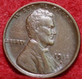 1915 - D Lincoln Wheat Cent photo