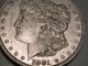 1881 - O Us Silver Morgan Dollar.  Grades @ Au.  Orleans.  Obv.  Die Breaks Dollars photo 1