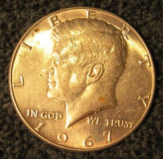 1967 Us Kennedy Half Dollar; 40% Silver - - Starting Below Melt Value photo