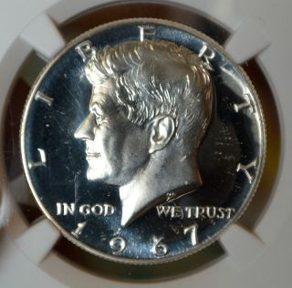 Great Looking 1967 Sms.  50 Kennedy Ngc Ms 67 Cameo Better Than Average - 011 photo